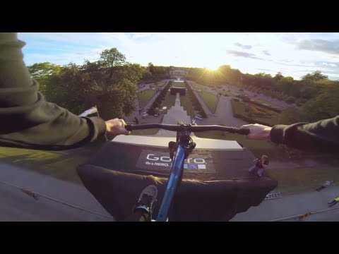 Biking - See more Mountain Biking and POV clips at http://win.gs/1graAL1 Drop in and take a GoPro look at the insane course for Martin Söderström's Invitational tak...