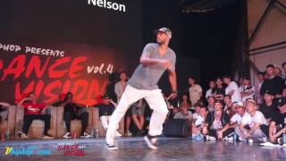 豆豆 vs Nelson – Dance Vision vol 4 Popping Best 16