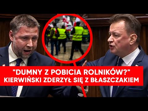 “Banda prowokatorów”. Wrzawa w Sejmie po proteście rolników. “Atakujecie polską policję”