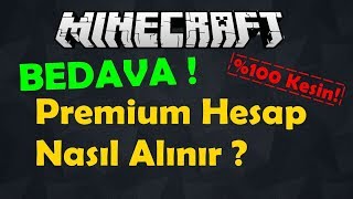 MİNECRAFT BEDAVA PREMİUM HESAP ALMA 😱%100 ÜC