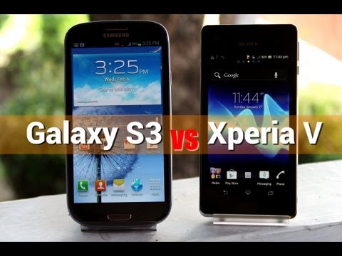 Samsung Galaxy S3 vs Sony Xperia V