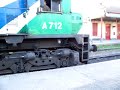 Locomotive General Motor G22. Ralenti