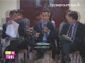 Visite surprise de Nicolas Sarkozy au lycée Champlain à Chennevières-sur-Marne