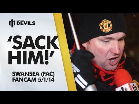 'Sack Him!' | Manchester United 1-2 Swansea - FA Cup | FANCAM