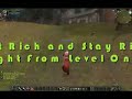 Wealth On Warcraft: Earn 1g In 15 minutes /played, Lvl 1!
