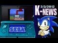 K-News: Sega Game Gear 3DS Eshop & Xenoblade releases April 6th 2012