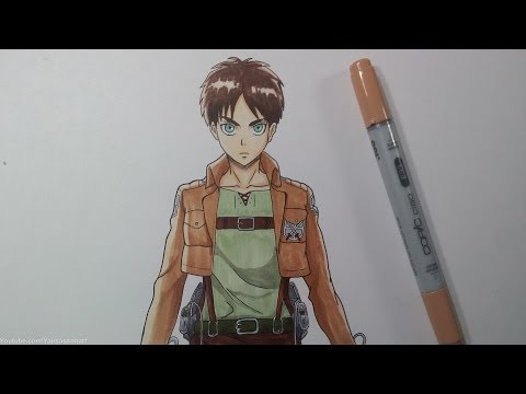how to draw eren jaeger