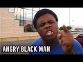 Black Man Angry at McDonalds