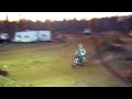 Clint's backflip on the pit bike
