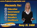 Sony XL 2400 Lamp