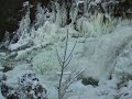 Inglis Falls near Owen Sound, Ontario, Canada in winter
