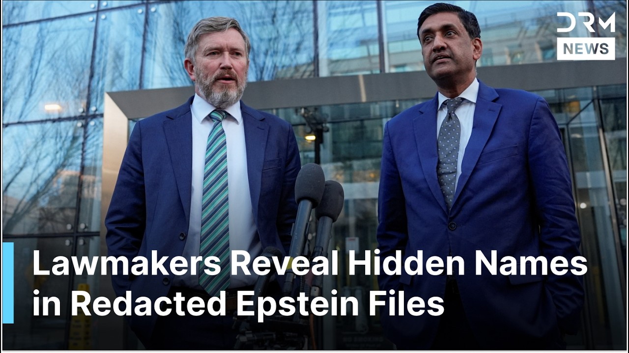 FULL REMARKS: Reps. Ro Khanna & Thomas Massie Reveal Hidden Redacted Names in Epstein Files | AC1G