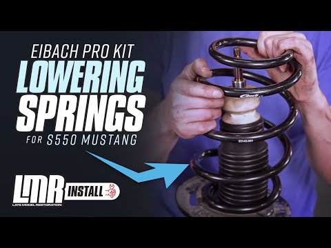 how to fit eibach springs