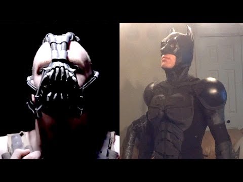 Bane Mask and Batman Costumes