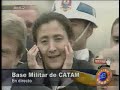 bernard kouchner - canciller de francia habla en la rueda de prensa del aeropuerto junto a ingrid y sus hijos