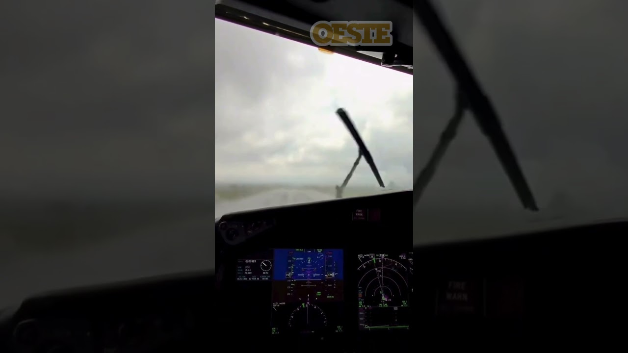 Vídeo Mostra Decolagem Pela Visão Da Cabine De Comando