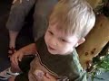 Tanner holding a Tarantula