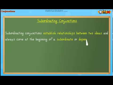 What are Subordinating Conjunctions? *Grammar for Kids*