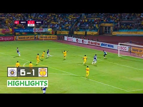 Highlight Hà Nội FC 6 - 1 DNH Nam Định: Hà Nội Giữ Chắc Ngôi Đầu FULL HD | Bóng Đá 360