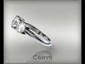 videos de 3D  white gold  Trilogy ring