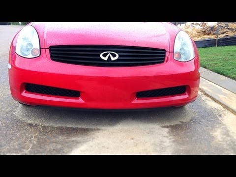 DIY: HOW TO- Paint an Infiniti G35 Grill! SIMPLE AND EASY