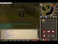 killing a giant mole on runescape!