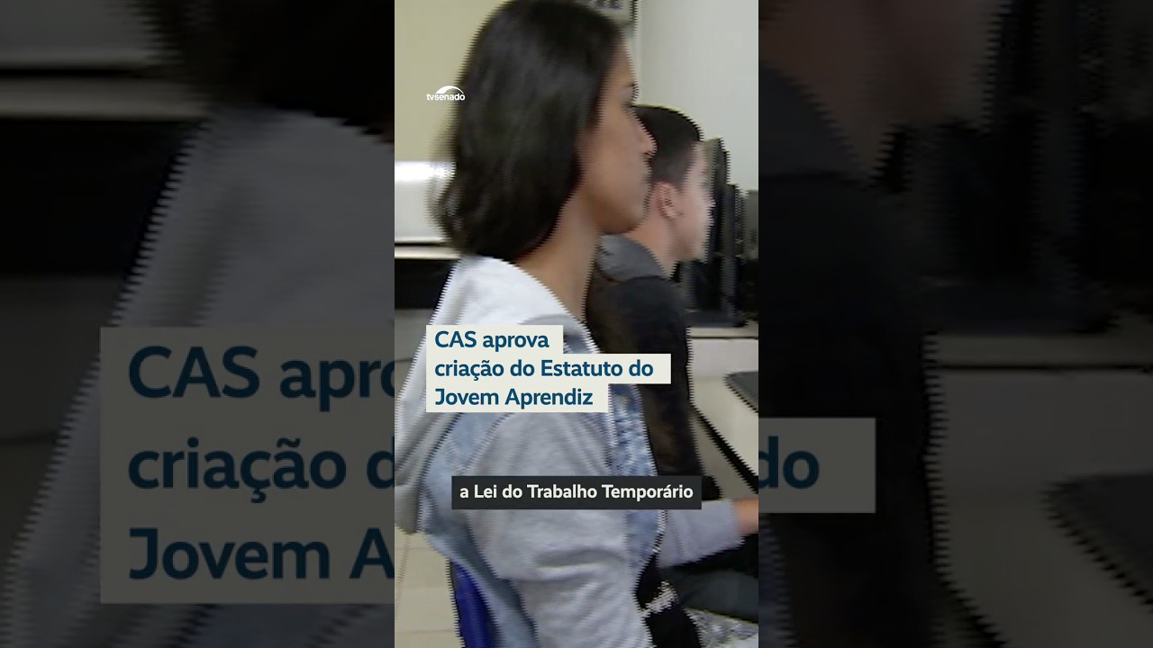 Estatuto do Jovem Aprendiz avança no Senado #Shorts