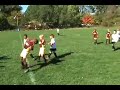 Kid takes a ball to the face