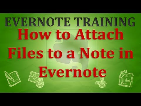 how to attach evernote file to email