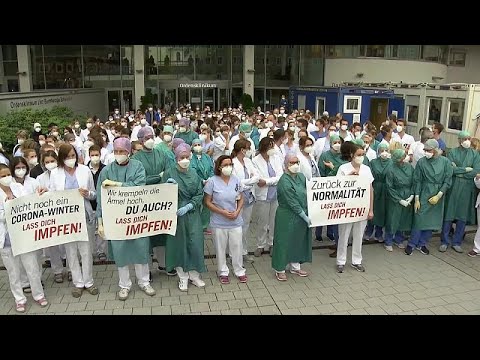Protest in Oberösterreich: "Wir sind am Limit, lass Dich endlich impfen!"