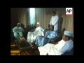 Nigeria Gaddafi Arrives To Celebrate Holiday