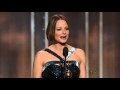 Jodie Foster wins the Cecil B. DeMille Award - Golden Globes 2013 HQ