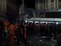 Na afloop van trammelant op plein incl flessengooien