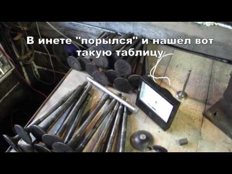 Ковка ножа из клапана Ковка ножа из клапана