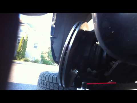 Audi A6 how to change the front brakes and Rotol