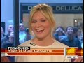 Kirsten Dunst on Today Show Kirsten Dunst on Today Show