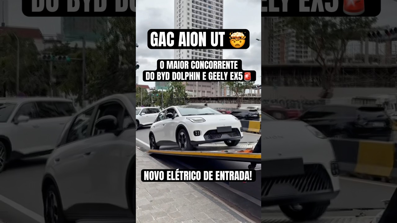 GAC AION UT - CONCORRENTE DO DOLPHIN E EX2 #gac #aion #aionut #dolphin #byd #ex2