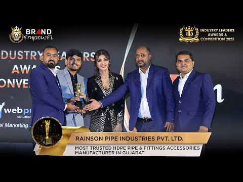 Rainson Pipe Industries Pvt. Ltd. won ILA 2023 | Chief Guest Mrs. Shilpa Shetty Kundra