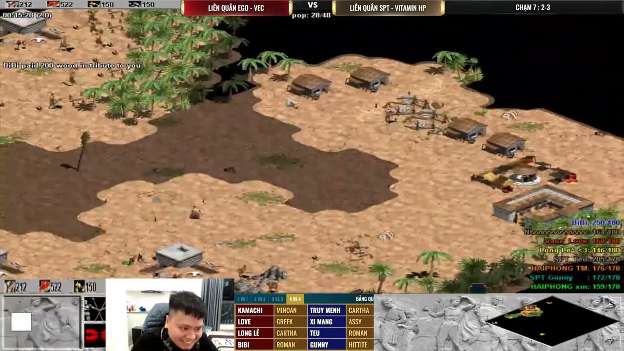 AOE: BiBi vs U98 | Solo Random - Assy #chimsedinang