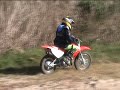 Girl's 1st RIDE on her CRF 70 HONDA
