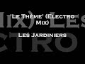 track 1: 'tender wind on a summernight' by the timewriter (j-f cochois) from his album 'jigsaw pieces' (twisted america)
track 2: le th�me (electro mix) by les jardiniers from the ep 'le th�me' (haute couture)
i always found there was a similarity with these 2 tracks.
the timewriter track have this loop of 4 notes on 2 levels replayed for about 7 minutes. the jardiniers track have the same. also note the similarity at 1:16 compared to 7:22.