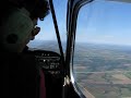 Citabria stunt plane doing 2 rolls