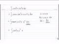 u-substitution with powers of sine and cosine