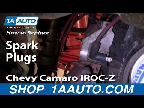 How To Replace Spark Plugs 305 350 82-92 Chevy Camaro IROC-Z Pontiac Firebird Trans Am 1AAuto.com