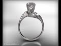 3D Multistone white gold ring 3D Multistone white gold ring