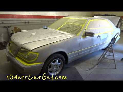 Body Shop Work Paint Job Video How To Update Review Walkaround Repair Behind the Scenes Mercedes