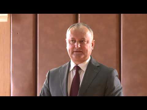 Президент Игорь Додон принял участие в Общем отчетном собрании Федерации шахмат