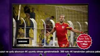 In Spor Toto Super League, every week a match in 4K quality at Digiturk