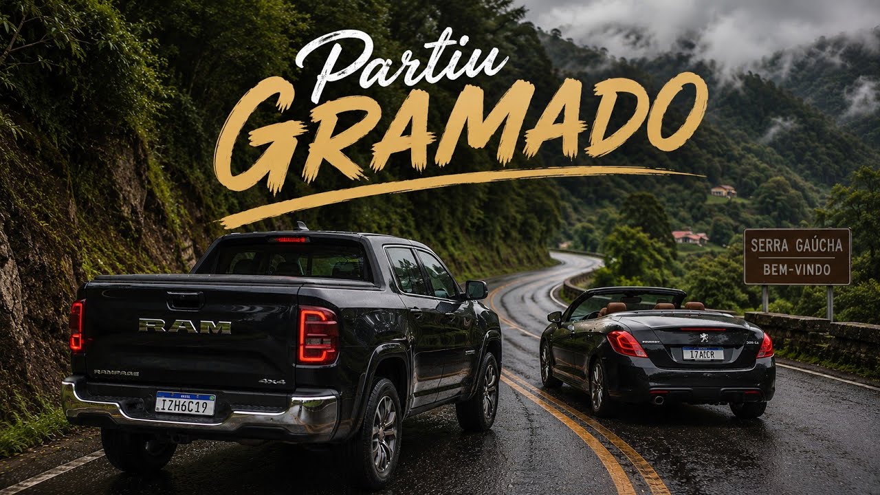 SUBI A SERRA GAÚCHA DE RAMPAGE 2.2 LARAMIE!
