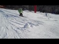 run down white hills